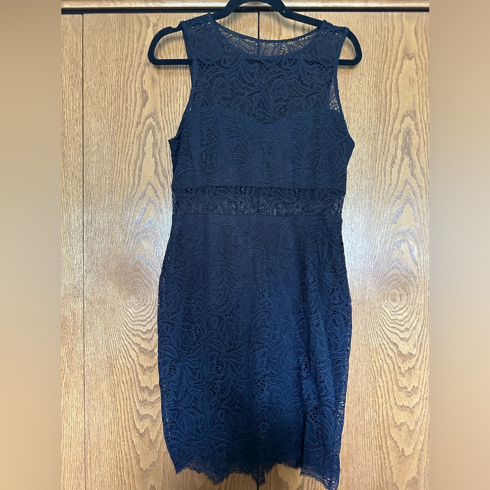 NWT Express medium black lacy dress